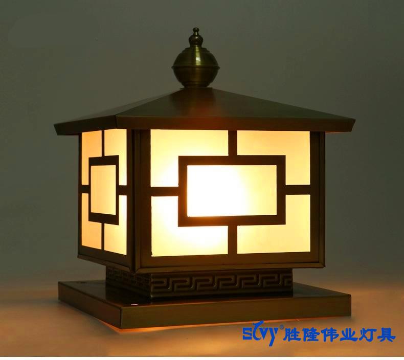 四川仿古柱头灯
