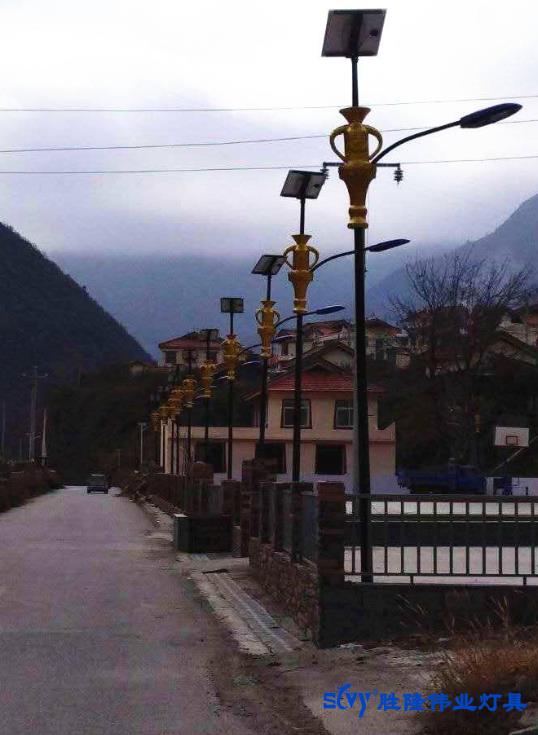 黑水县色尔古太阳能路灯案例